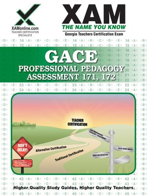 cover image of GACE Professional Pedagogy Assessment 171, 172